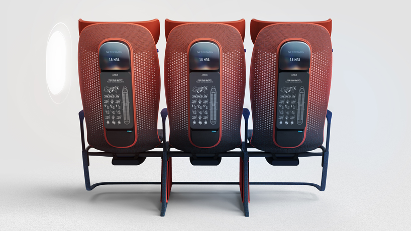 benjamin hubert unveils app-controlled seating concept for airbus