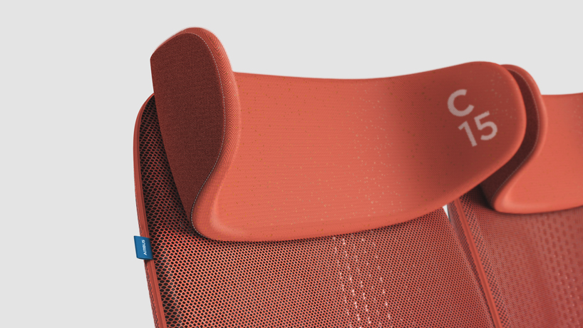 benjamin hubert unveils app-controlled seating concept for airbus
