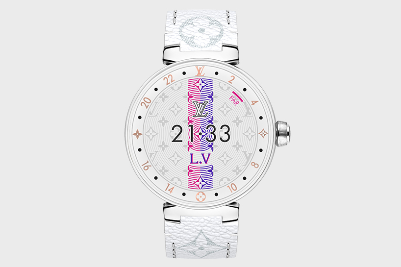 Louis Vuitton Tambour Horizon Light Up Smart Watch 43 MM With Monogram  Strap BOX