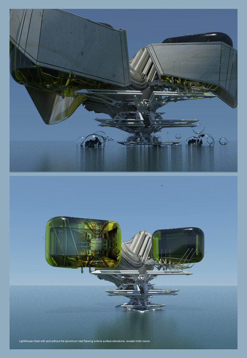 margot krasojević envisions lighthouse hotel off the south korean coastline