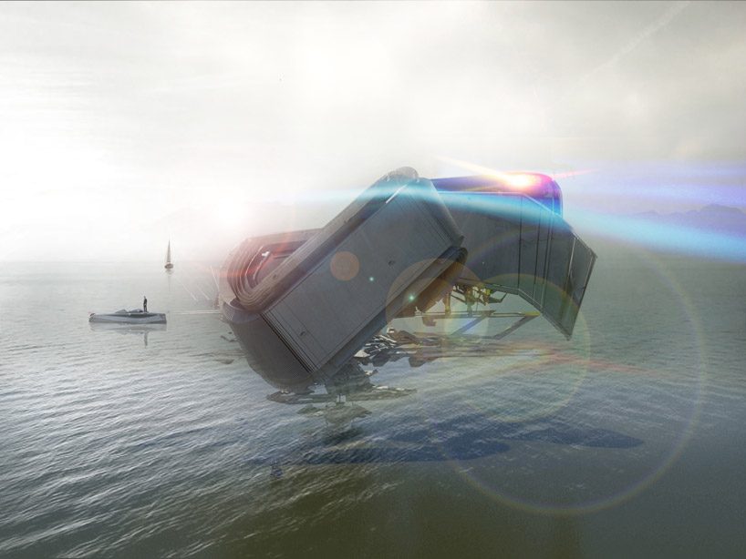 margot krasojević envisions lighthouse hotel off the south korean coastline