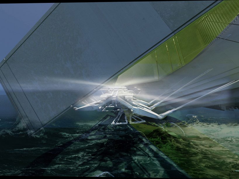 margot krasojević envisions lighthouse hotel off the south korean coastline