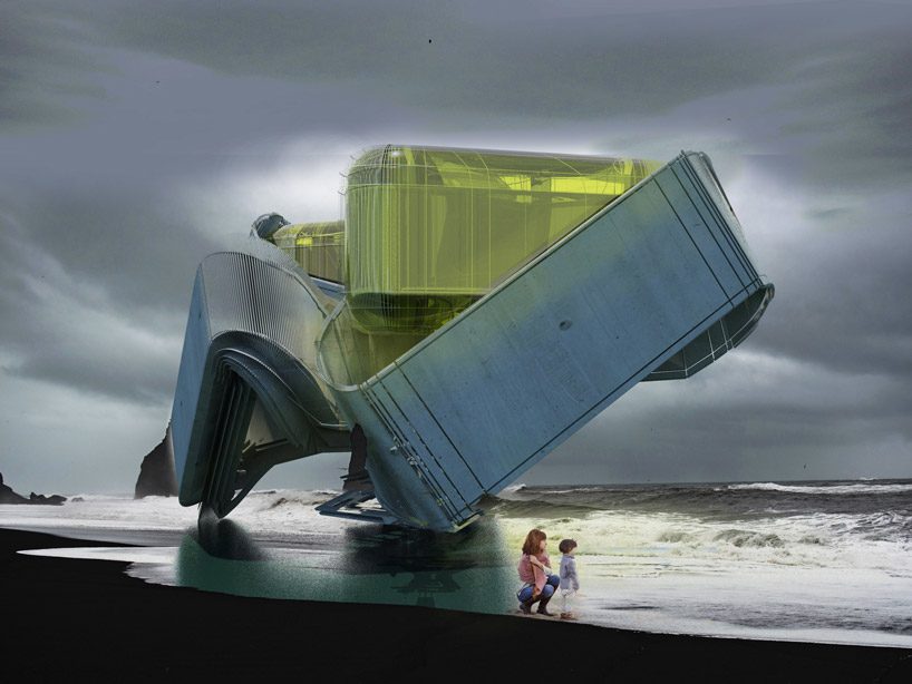 margot krasojević envisions lighthouse hotel off the south korean coastline