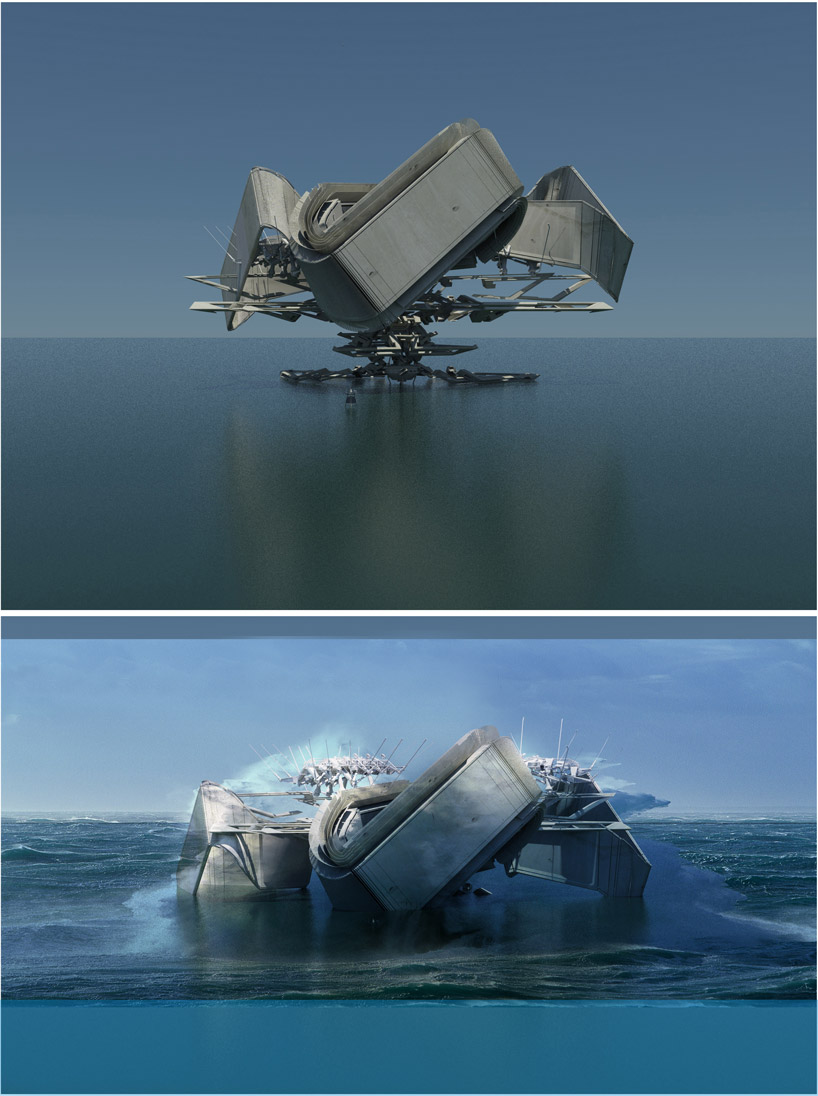 margot krasojević envisions lighthouse hotel off the south korean coastline