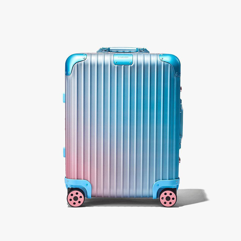 alex israel reveals color gradient collaboration for RIMOWA