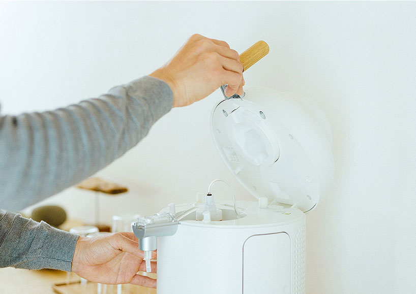 yota kakuda designs minimal kegerator for kirin home tap beer delivery service