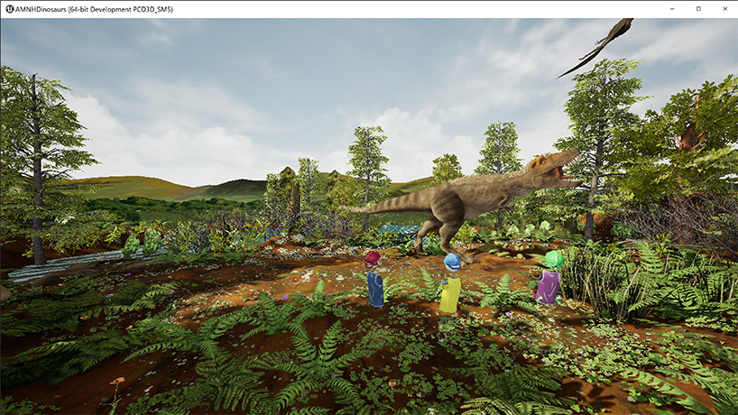 t-rex virtual reality