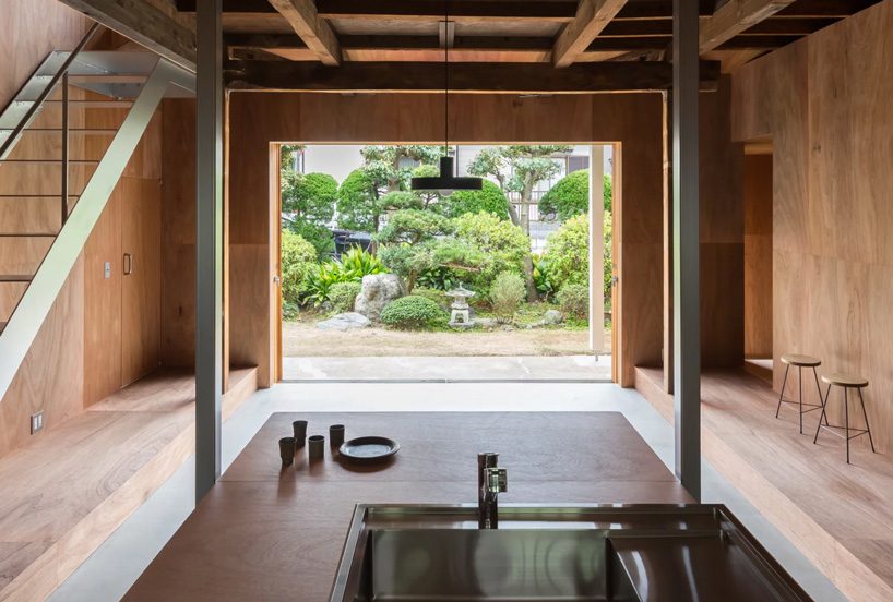  atelierco architects connects garden and living space in japanese family house renovation