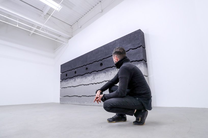 audemars piguet's art basel lounge by fernando mastrangelo evokes the swiss jura mountains