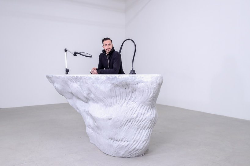 audemars piguet's art basel lounge by fernando mastrangelo evokes the swiss jura mountains