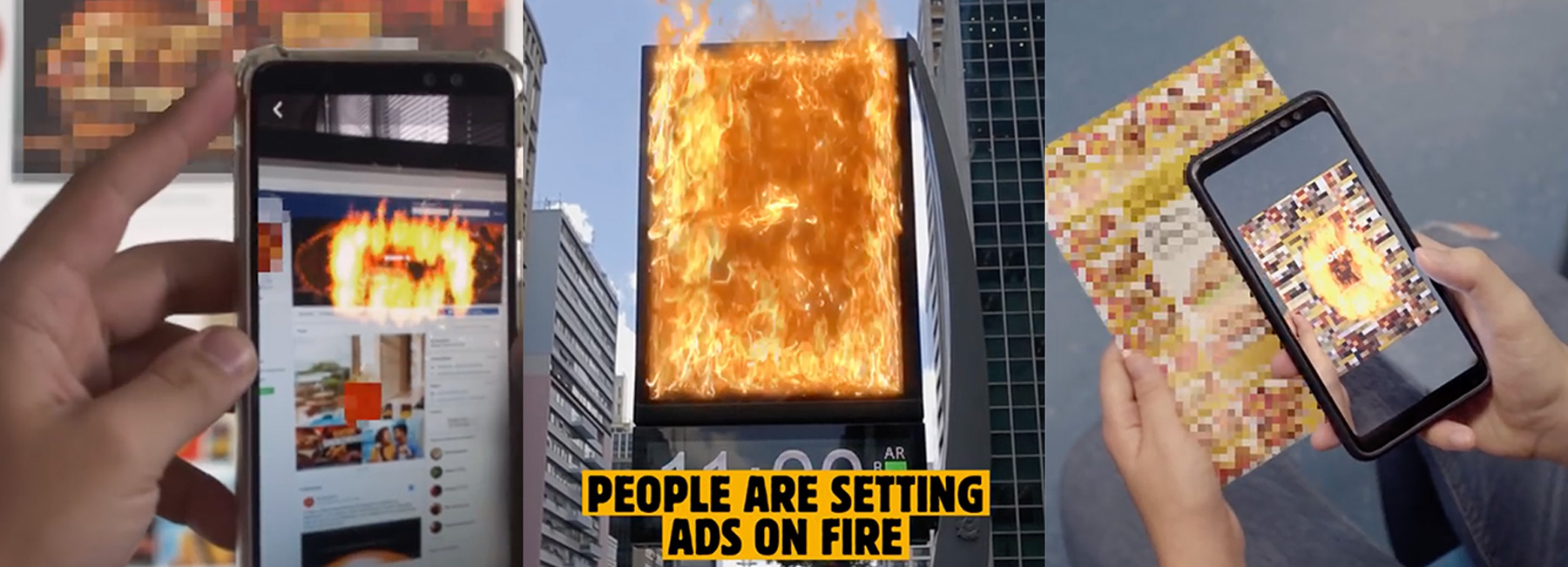 burger king encourages users to 'burn' rival ads in augmented reality campaign