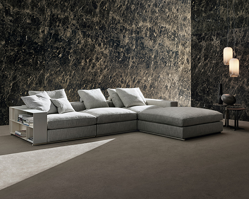 antonio citterio conceptualizes multi-functional FLEXFORM groundpiece sofa
