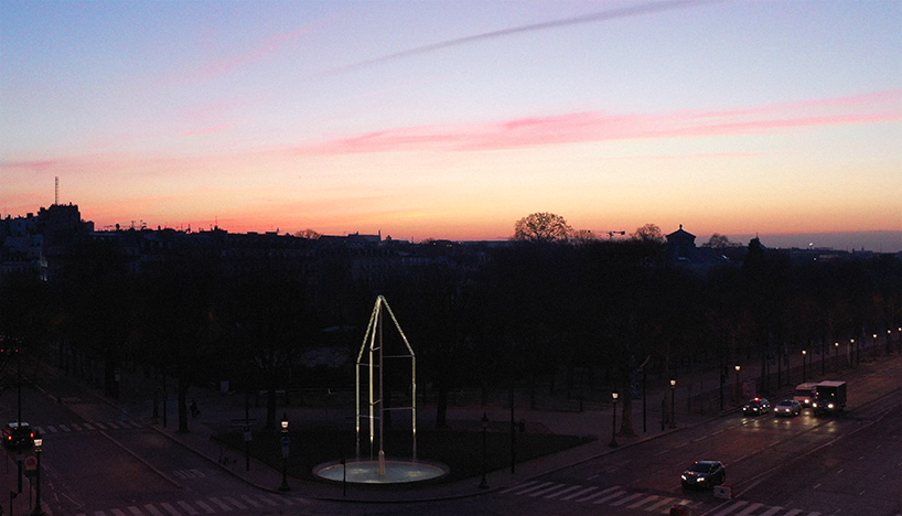 bouroullec champs elysees fountains swarovski
