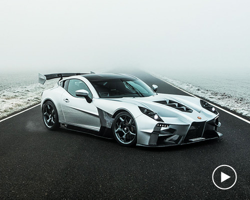 the shark-inspired 'akula' supercar cuts through the air like a predator