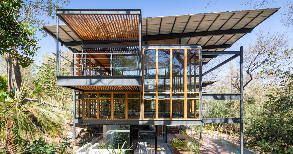 studio saxe brings costa rica's landscape to the interior of the
