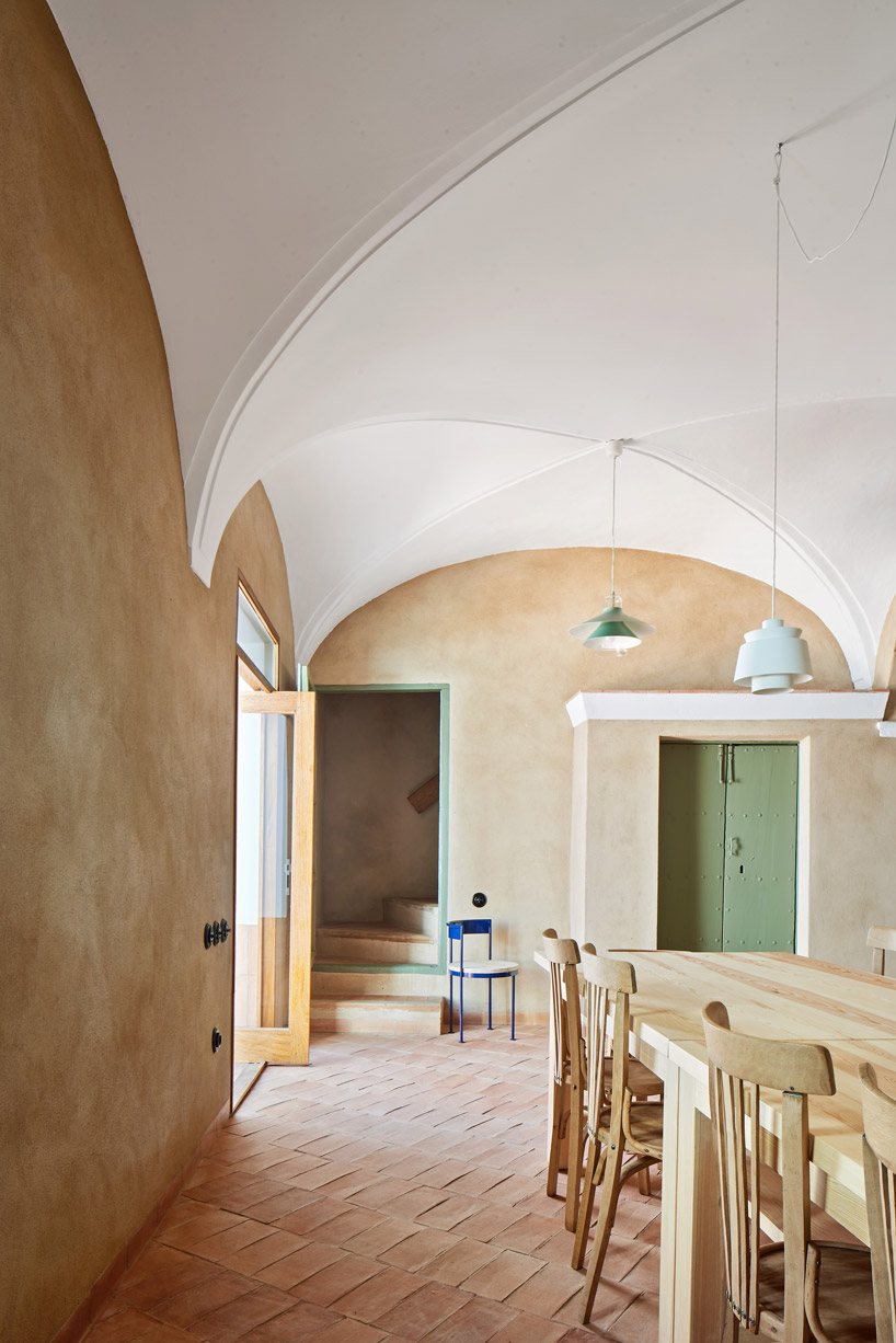 lucas y hernández-gil retains original features in spanish guesthouse restoration designboom