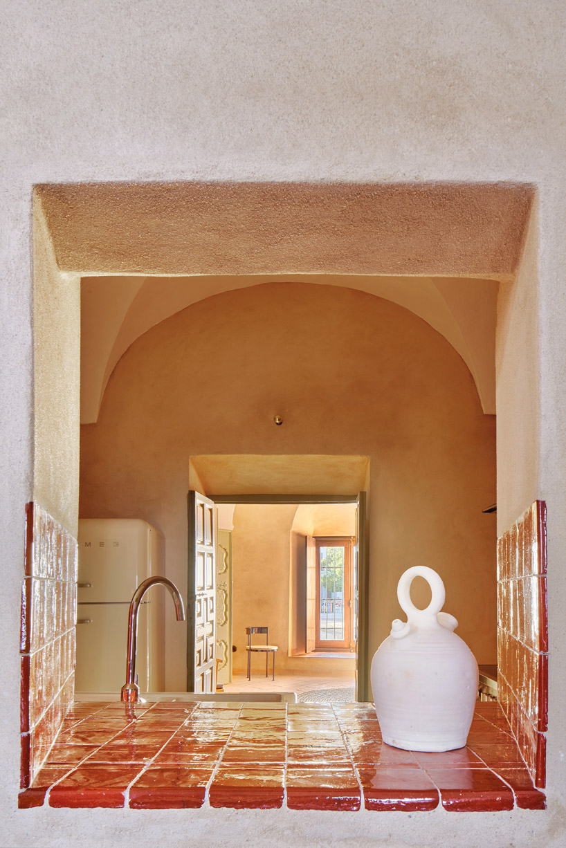 lucas y hernández-gil retains original features in spanish guesthouse restoration designboom