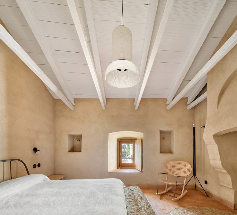 lucas y hernández-gil retains original features in spanish guesthouse restoration designboom