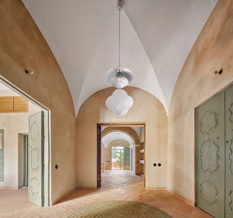 lucas y hernández-gil retains original features in spanish guesthouse restoration designboom