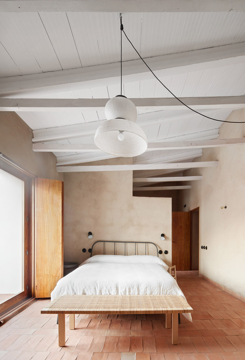 lucas y hernández-gil retains original features in spanish guesthouse restoration designboom