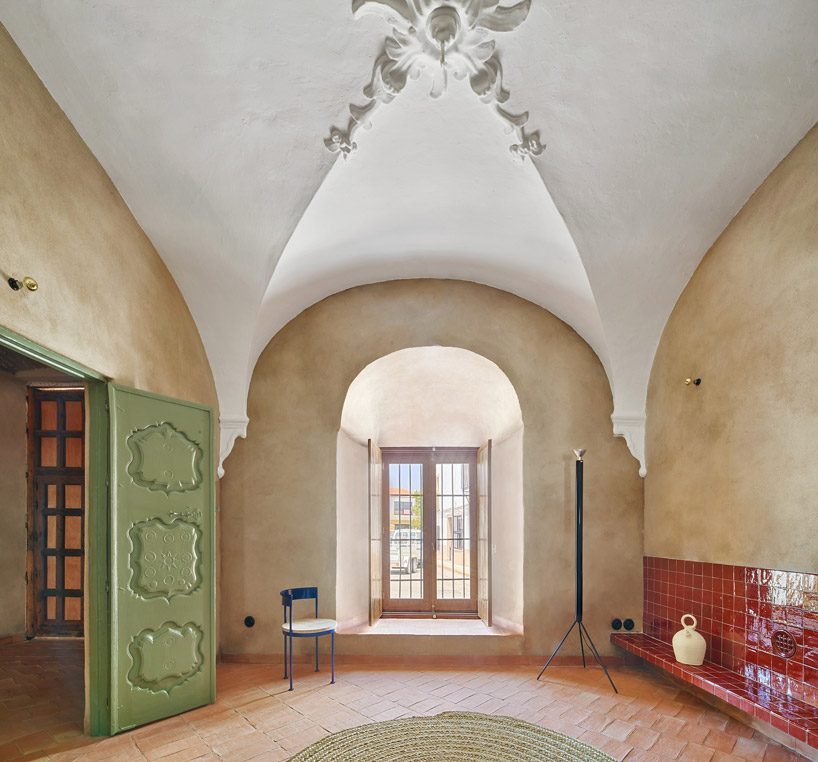 lucas y hernández-gil retains original features in spanish guesthouse restoration designboom