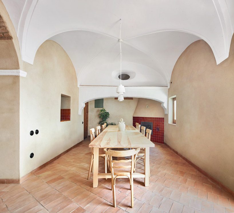 lucas y hernández-gil retains original features in spanish guesthouse restoration designboom
