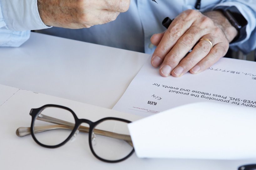 michele de lucchi reinterprets four classic typologies of eyeglasses for JINS