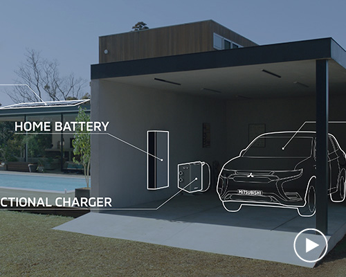 mitsubishi's new energy ecosystem lets you power your home with your car