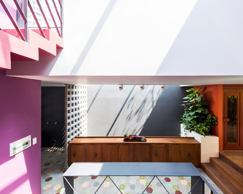 MM++ forms a huge light well to create bright interior of the 'pattern house' in vietnam