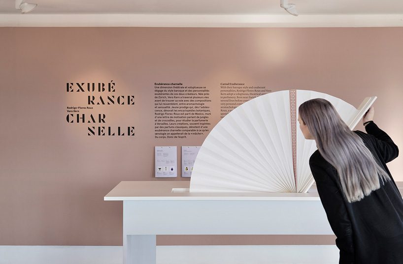  glithero designs six immersive installations for mudac's contemporary perfumers exhibition