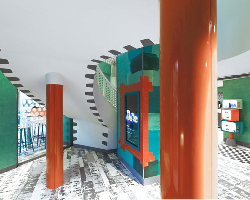 paola navone renovates mcdonalds' parisian restaurant with playful, artisanal aesthetics