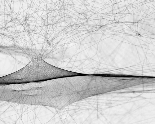 for rolls-royce, tomás saraceno weaves ethereal 'floating galaxies' with spiders