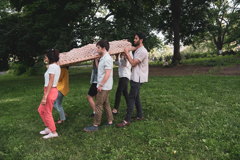 shaina garfield redesigns death with eco-friendly macramé coffin