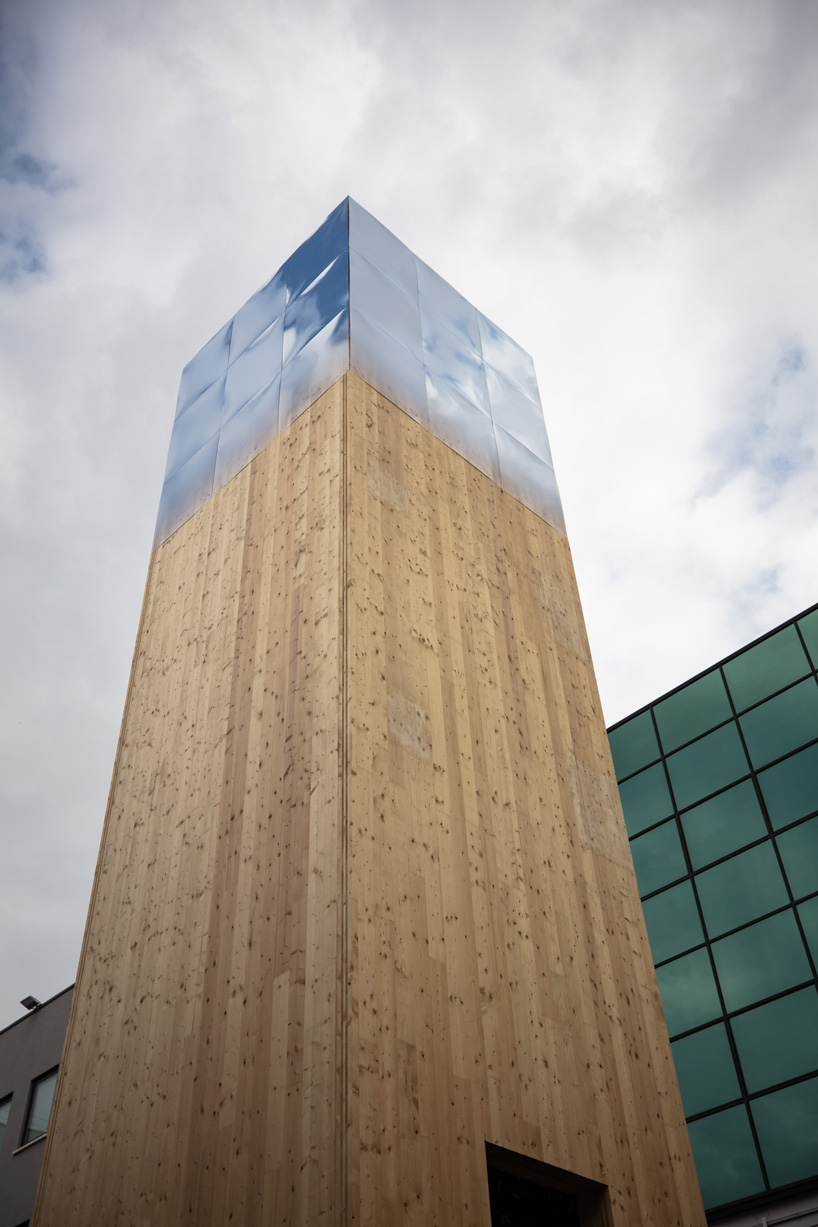 3M design and matteo thun install kaleidoscope tower of butterflies at milan design week