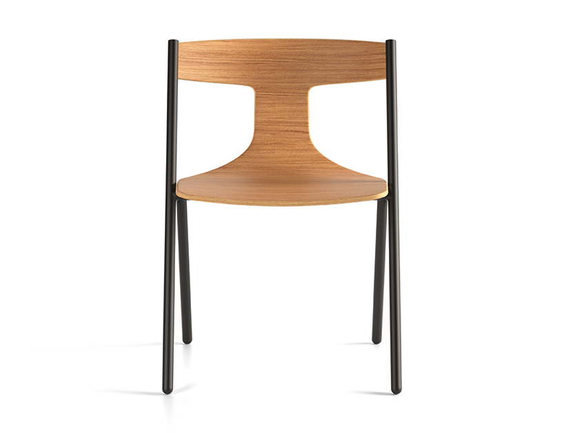 viccarbe mario ferrarini quadra chair