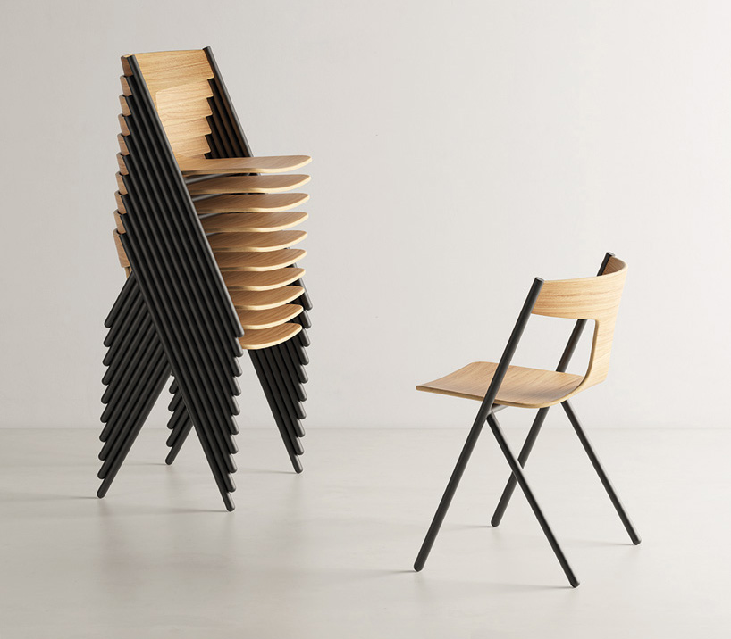 viccarbe mario ferrarini quadra chair