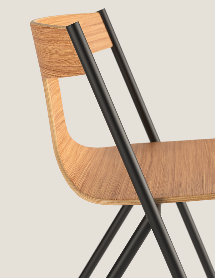 viccarbe mario ferrarini quadra chair