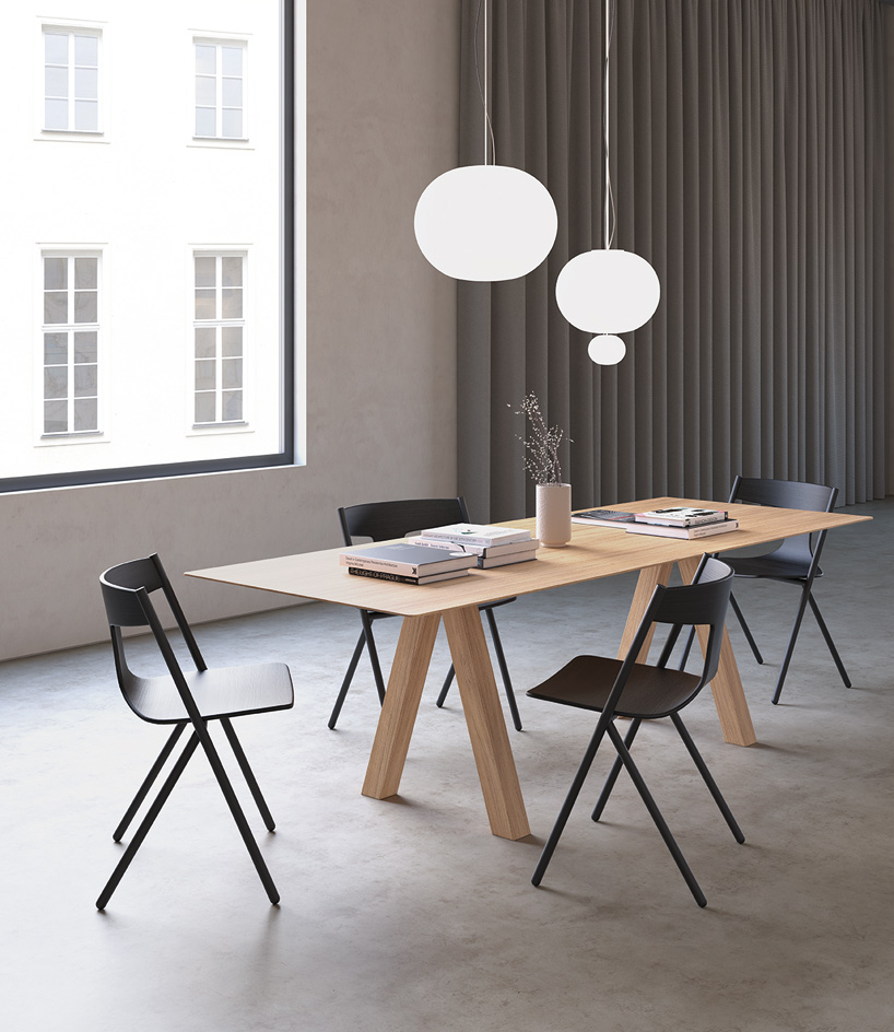 viccarbe mario ferrarini quadra chair