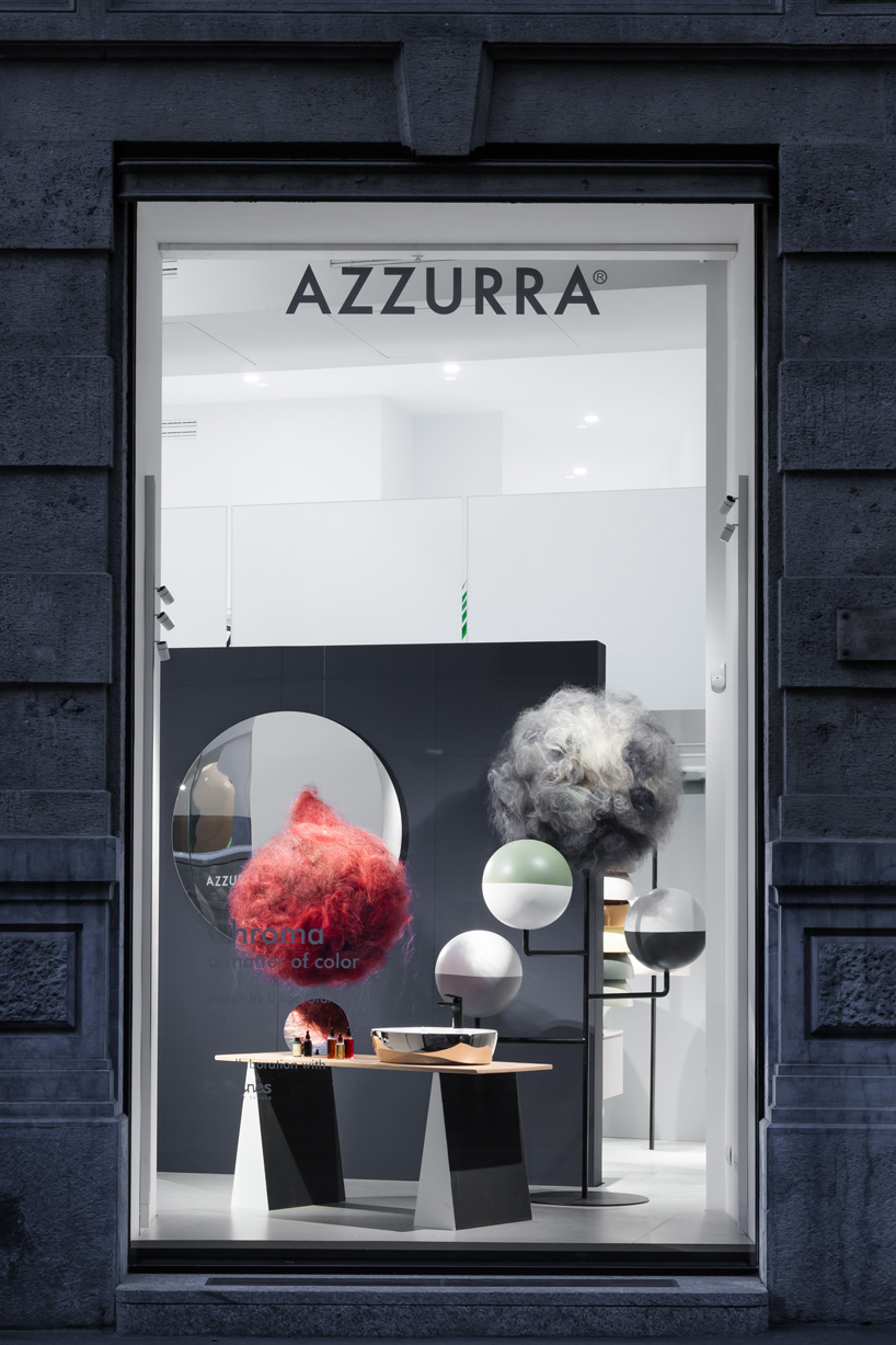 azzurra and davines present dreamlike universe of ceramics and hair at milan design week