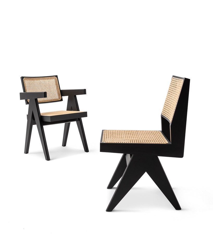 cassina's 'hommage à pierre jeanneret' explores the design of le corbusier's capitol complex designboom