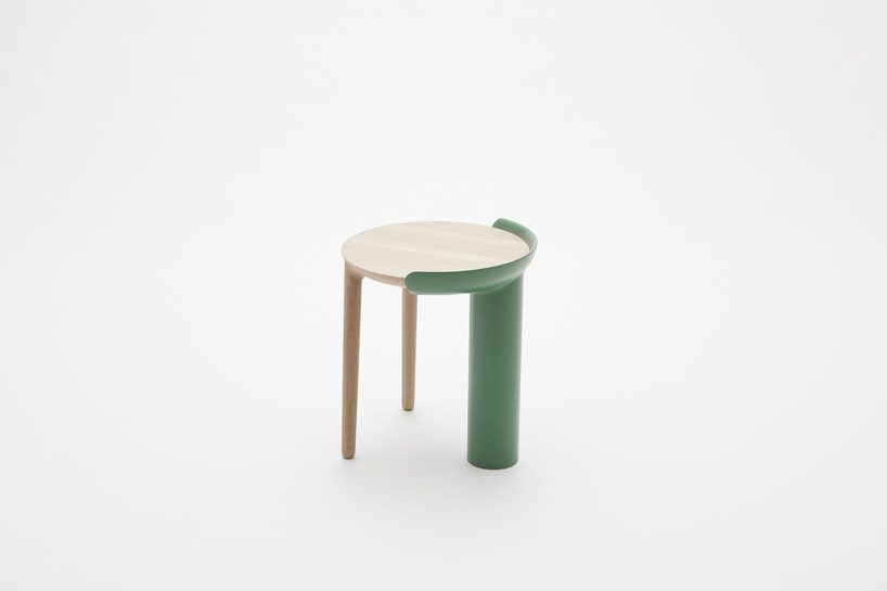 raw edges + conde house join two different furniture parts in collection for japan creative