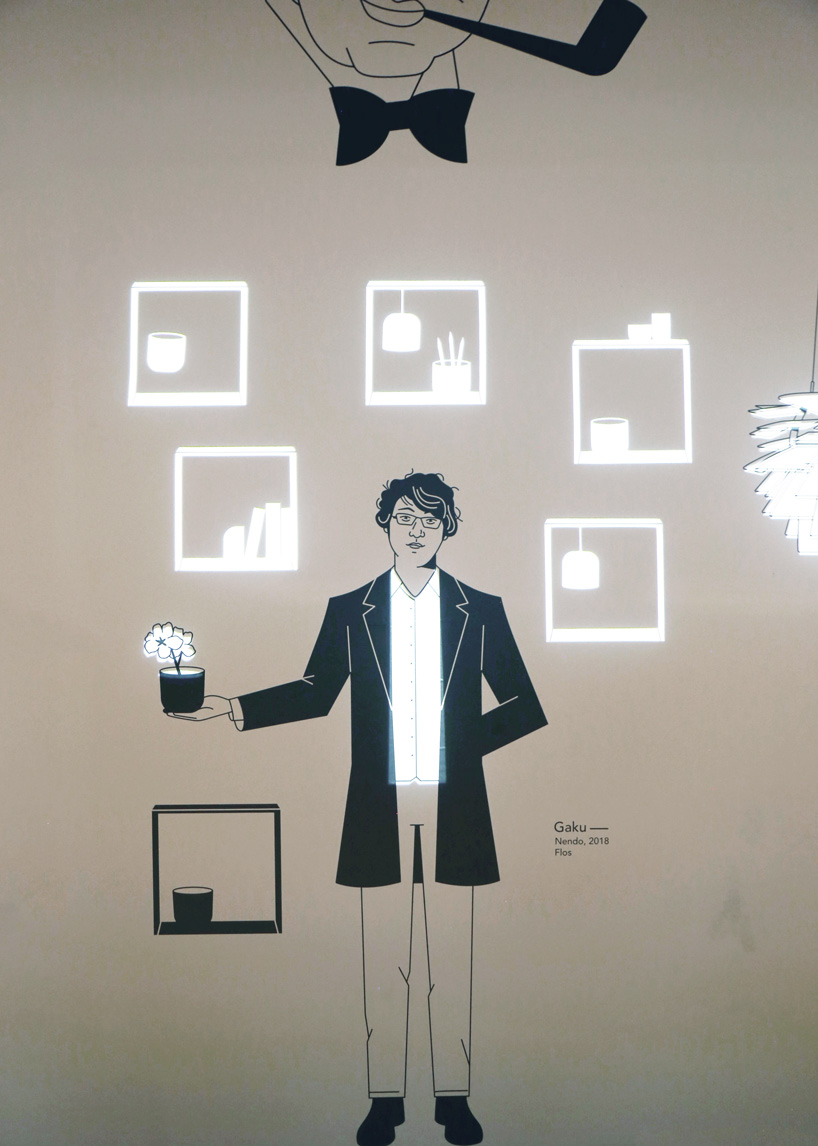 pinball corridor introduces visitors to flos' iconic designs and new pieces at salone del mobile