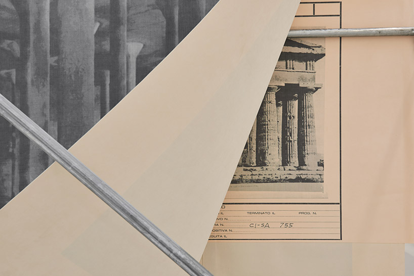 formafantasma draws parallels between concrete and alcantara at MAXXI exhibition designboom