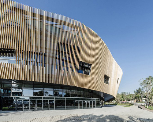 MAYU architects designs flower exhibition pavilion and orchid greenhouse in taiwan
