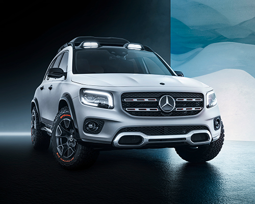 robust mercedez-benz concept GLB SUV unveiled at auto shanghai 2019