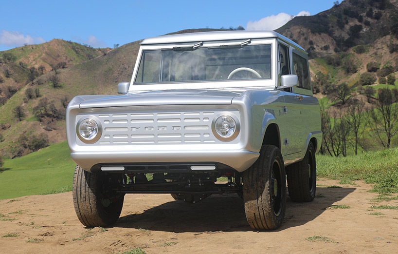 zero labs automotive premieres world’s first 100% electric ford bronco designboom