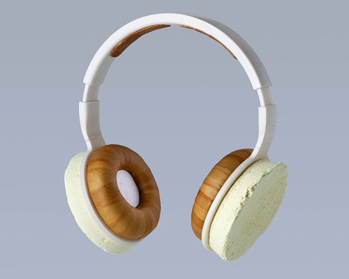 aivan's lab-grown headphones are made from fungus and bioplastics