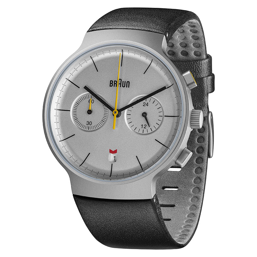 the braun BN0265 chronograph — representing functionality, quality and aesthetics designboom