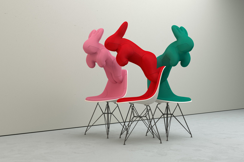 chris labrooy reworks the classic eames shell chair for 'garden of eames'