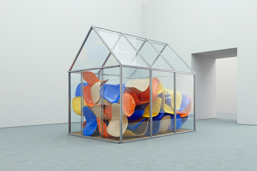 chris labrooy reworks the classic eames shell chair for 'garden of eames'